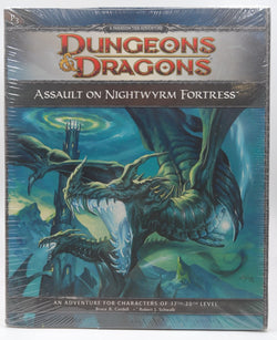 D&D 4e Assault on NIghtwym Fortress Sealed, by Cordell, Schwalb  