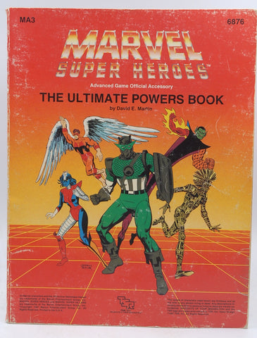 Marvel Super Heroes RPG The Ultimate Powers Book, by David E Martin  
