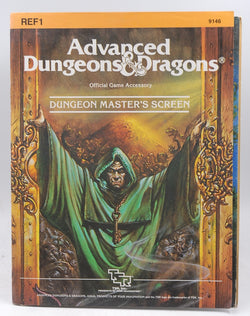 Dungeon Masters Screen (Advanced Dungeons & Dragons, 1st Edition, TSR 9146), by   