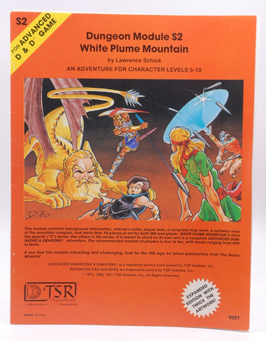 AD&D S2 White Plume Mountain G+, by Lawrence Schick  