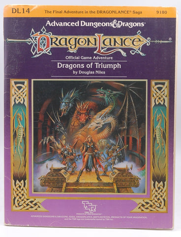 Dragons of Triumph (Advanced Dungeons and Dragons, Module DL14), by Niles, Douglas  