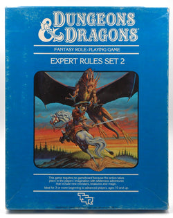 D&D Expert Rules Set 2 Fair+, by Gary Gygax, Arneson, Mentzer  