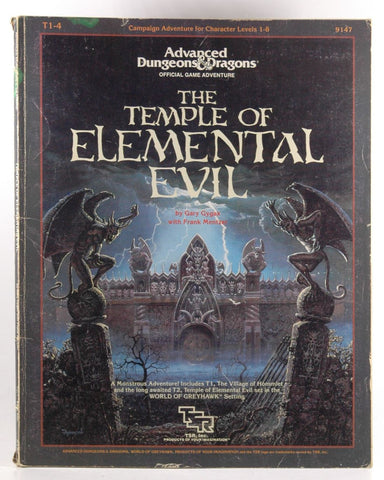 AD&D T1-4 The Temple of Elemental Evil Fair, by Gary Gygax, Frank Mentzer  