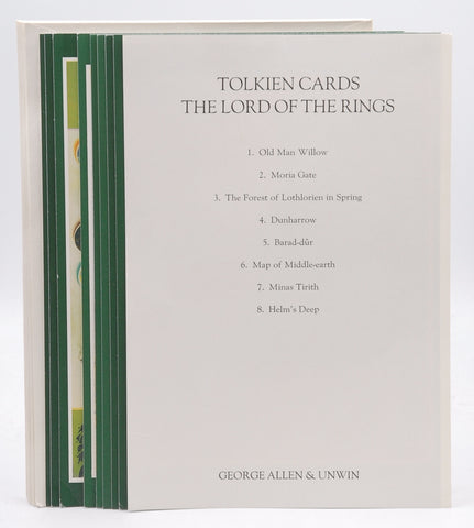 Tolkien Cards The Lord of the Rings 8 Cards/Envelopes Scarce, by Tolkien  First Edition