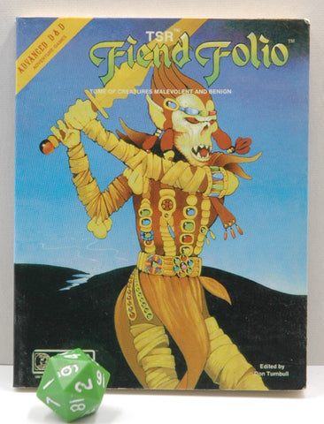 Fiend Folio AD&D Mini Book Miniature, by Don Turnbull  