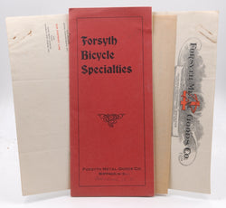 1917 Forsyth Bicycle Specialties Ephemera Catalog Jobber List Letters, by Various  