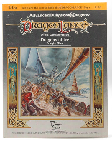 AD&D DL6 Dragons of Ice VG, by Douglas Niles  