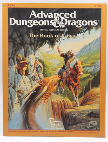 Book of Lairs II (Advanced Dungeons & Dragons Official Game Accessory 9198), by TSR Inc  