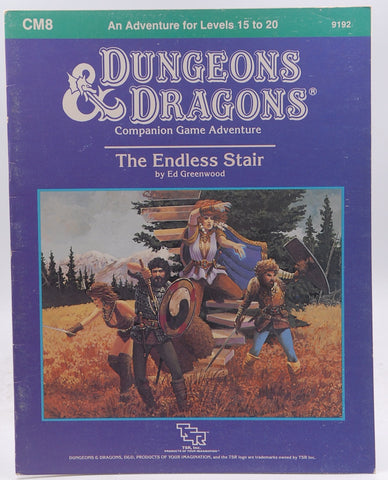 The Endless Stair (Dungeons and Dragons Module CM8), by Greenwood, Ed  