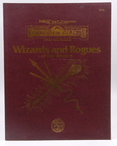 Wizards and Rogues of the Realms (Advanced Dungeons & Dragons: Forgotten Realms), by Connors, William W.  