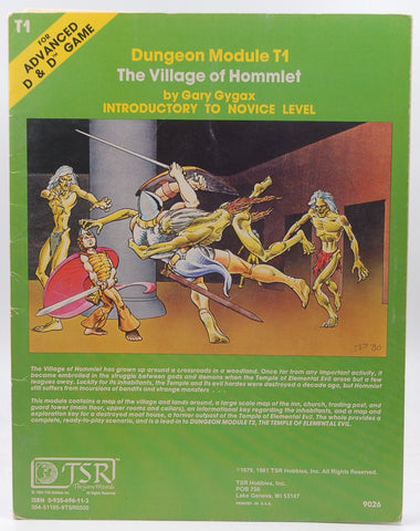 The Village of Hommlet (Advanced Dungeons & Dragons), by Gary Gygax  