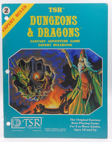 Dungeons & Dragons: Fantasy Adventure Game- Expert Rulebook, by Steve Marsh, Dave Cook  