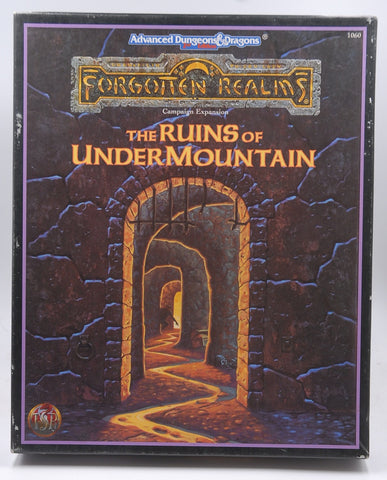 AD&D 2nd Ed The Ruins of Undermountain G+ Forgotten Realms, by Staff  