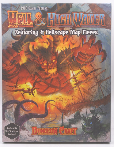 Dungeon Craft Hell & Highwater Seafaring & Hellscape Map Pieces D&D RPG, by Various  
