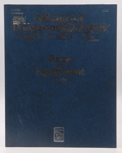 Arms & Equipment Guide (AD&D 2nd Ed Rules Supplement, DMGR3), by TSR Staff  