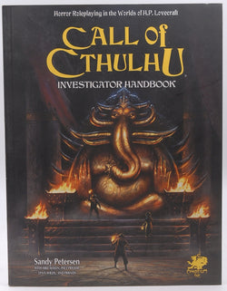 Call of Cthulhu RPG Investigator Handbook, by Petersen  