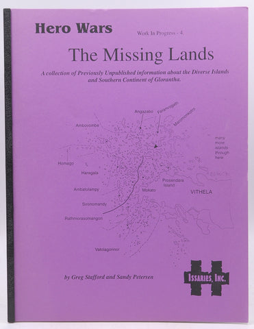 The Missing Lands - Unpublished Southern Continent Of Glorantha Hero Quest RPG, by Stafford  