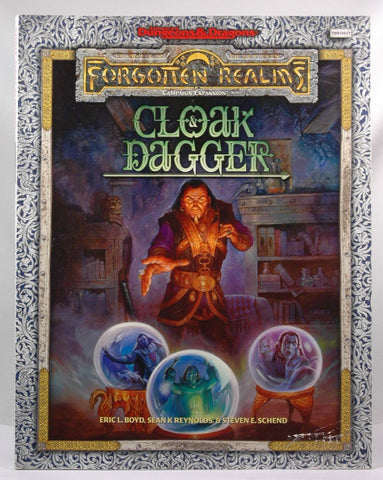 AD&D Forgotten Realms Cloak & Dagger TSR, by Eric Botd, Sean Reynolds, Steven Schend  