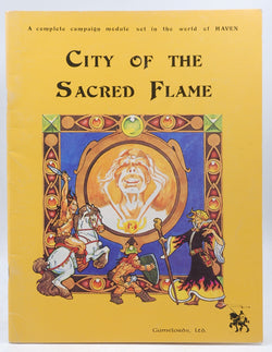 Gamelords City of the Sacred Flame (A complete campaign module Set in the world of HAVEN) RPG Book for 10+, by Meyer, Richard (Author), Hunt, Walter (Author)  