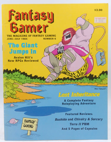 Fantasy Gamer The Magazine of Fantasy Gaming June/July 1984 Number 6, by   