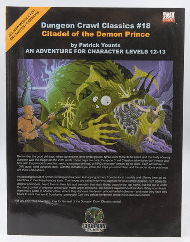 Dungeon Crawl Classics #18: Citadel of the Demon Prince, by Younts, Patrick  