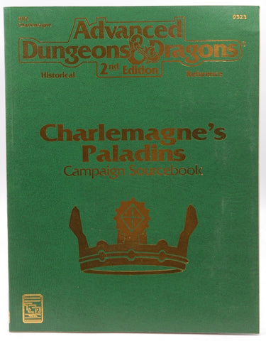 Charlemagne's Paladins: Campaign Sourcebook (AD&D 2nd Ed. Fantasy Roleplaying, Book+Map, HR2/9323), by Rolston, Ken  