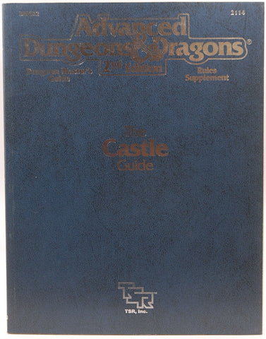 Castle Guide (Advanced Dungeons & Dragons, 2nd Edition, Dungeon Master's Guide Rules Supplement/2114/DMGR2) (Advanced Dungeons and Dragons), by Grant Boucher, Troy Christensen, Arthur Collins, Nigel Findley  