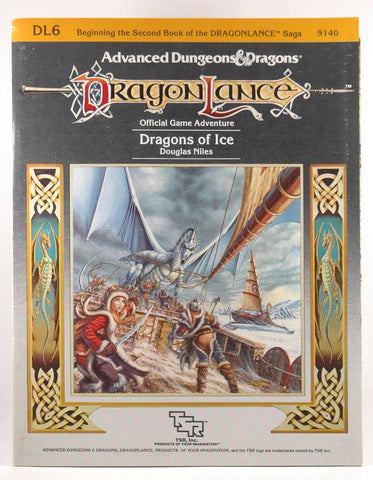Dragons of Ice (DL6, Dragonlance AD&D adventure), by Niles, Doug  