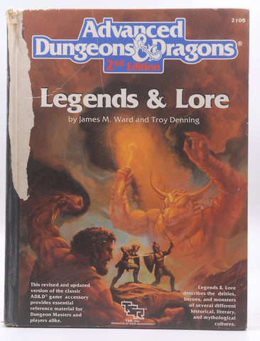 AD&D 2nd Ed Legends & Lore Fair, by Ward, Denning  