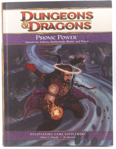 Psionic Power: A 4th Edition D&D Supplement, by Mearls, Mike  