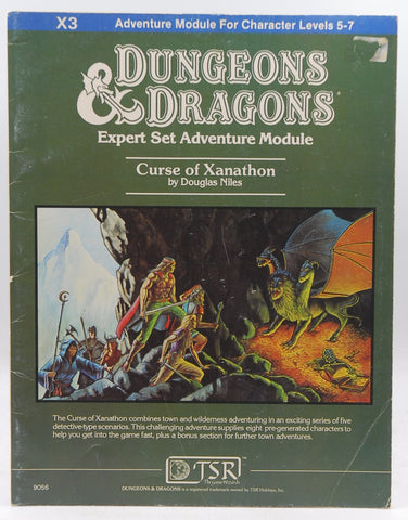 Curse of Xanathon (Dungeons & Dragons Module X3), by Niles, Douglas  