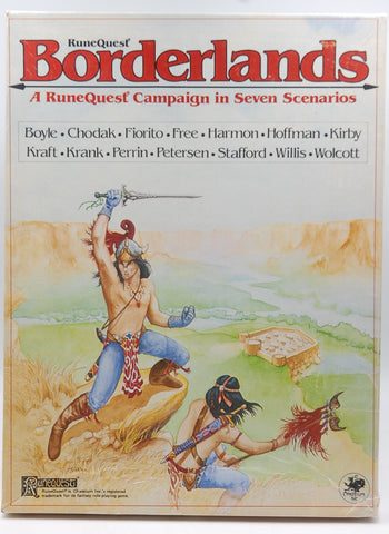 Borderlands: A Runequest Campaign in Seven Scenarios [BOX SET], by Sandy Petersen  